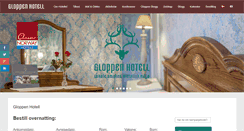 Desktop Screenshot of gloppenhotell.no